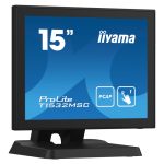 iiyama T1532MSC-B5X monitor POS de 15 pulgadas con resolución de 1024 x 768 pixeles, pantalla táctil SKU T1532MSC-B5X