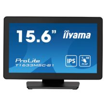 iiyama ProLite T1633MSC-B1 pantalla para PC de 15.6 pulgadas con resolución 1920 x 1080, Full HD, LCD, táctil, negro.