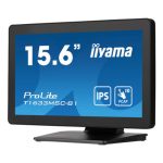 iiyama ProLite T1633MSC-B1 pantalla para PC de 15.6 pulgadas con resolución 1920 x 1080, Full HD, LCD, táctil, negro.