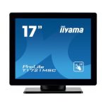 Monitor POS iiyama T1721MSC-B1 de 17 pulgadas con resolución de 1280 x 1024 pixeles y pantalla táctil, SKU T1721MSC-B1