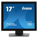 iiyama ProLite pantalla para PC de 43,2 cm (17 pulgadas) con resolución de 1280 x 1024 Pixeles LED y pantalla táctil en color Negro, T1732MSC-B1S