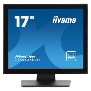 iiyama ProLite pantalla para PC de 43,2 cm (17 pulgadas) con resolución de 1280 x 1024 Pixeles LED y pantalla táctil en color Negro, T1732MSC-B1S