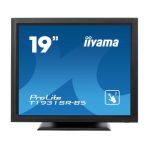 iiyama T1931SR-B5 monitor POS de 19 pulgadas con resolución 1280 x 1024 píxeles y pantalla táctil, SKU T1931SR-B5