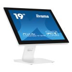 iiyama ProLite T1932MSC-W1SAG pantalla táctil de 48.3 cm con resolución de 1280 x 1024 pixeles en Full HD, color blanco, ideal para mesas.