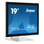 iiyama ProLite T1932MSC-W1SAG pantalla táctil de 48.3 cm con resolución de 1280 x 1024 pixeles en Full HD, color blanco, ideal para mesas.
