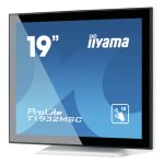 Pantalla táctil LED iiyama ProLite de 19 pulgadas con resolución 1280 x 1024, multiusuario, SKU T1932MSC-W5AG