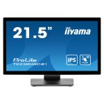 iiyama ProLite T2238MSC-B1, pantalla táctil de 54,6 cm (21.5") con resolución Full HD de 1920 x 1080 pixeles, tecnología LED, color negro