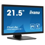 iiyama ProLite T2238MSC-B1, pantalla táctil de 54,6 cm (21.5") con resolución Full HD de 1920 x 1080 pixeles, tecnología LED, color negro