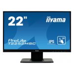 Monitor iiyama T2252MSC-B1 de 21.5 pulgadas con pantalla táctil, resolución 1920 x 1080 Pixeles Full HD. SKU: T2252MSC-B1