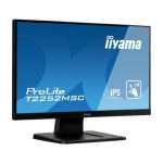 Monitor iiyama T2252MSC-B1 de 21.5 pulgadas con pantalla táctil, resolución 1920 x 1080 Pixeles Full HD. SKU: T2252MSC-B1