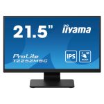 iiyama ProLite T2252MSC-B2, pantalla táctil LCD Full HD de 21.5 pulgadas, resolución 1920 x 1080 Pixeles, color negro