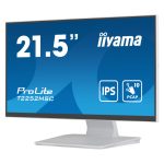 iiyama ProLite T2252MSC-W2, pantalla táctil de 21.5 pulgadas, 1920 x 1080 píxeles, Full HD LCD, color blanco