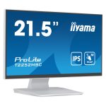 iiyama ProLite T2252MSC-W2, pantalla táctil de 21.5 pulgadas, 1920 x 1080 píxeles, Full HD LCD, color blanco