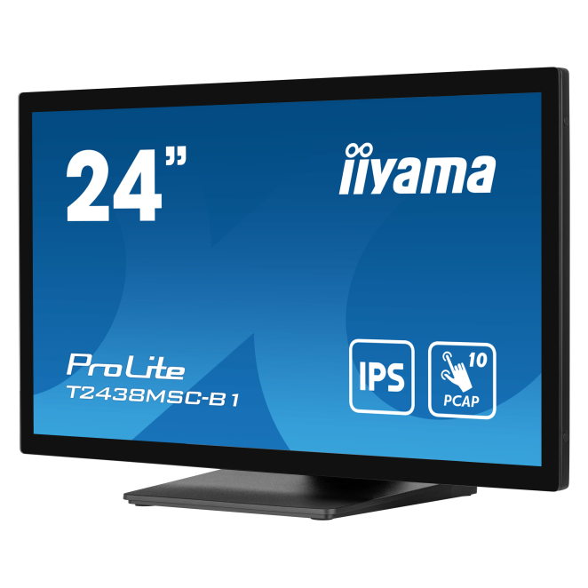 iiyama ProLite T2438MSC-B1 pantalla para PC 60,5 cm (23.8″) 1920 x 1080 Pixeles Full HD LED Pantalla táctil Negro 4 Interacción con iiyama ProLite T2438MSC-B1