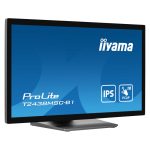 iiyama ProLite T2438MSC-B1, pantalla táctil para PC de 23.8 pulgadas, resolución 1920 x 1080 Pixeles, Full HD, tecnología LED, color negro