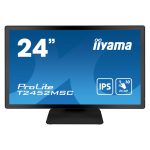iiyama ProLite T2452MSC-B1 pantalla para PC 23.8 pulgadas 1920 x 1080 Pixeles Full HD LCD Pantalla táctil Multi-usuario Negro