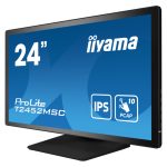 iiyama ProLite T2452MSC-B1 pantalla para PC 23.8 pulgadas 1920 x 1080 Pixeles Full HD LCD Pantalla táctil Multi-usuario Negro