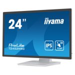 iiyama ProLite T2452MSC-W1, pantalla para PC de 60,5 cm (23.8 pulgadas), resolución de 1920 x 1080 pixeles, tecnología LCD, pantalla táctil multi-usuario, color blanco