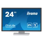 iiyama ProLite T2452MSC-W1, pantalla para PC de 60,5 cm (23.8 pulgadas), resolución de 1920 x 1080 pixeles, tecnología LCD, pantalla táctil multi-usuario, color blanco