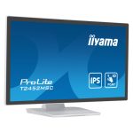 iiyama ProLite T2452MSC-W1, pantalla para PC de 60,5 cm (23.8 pulgadas), resolución de 1920 x 1080 pixeles, tecnología LCD, pantalla táctil multi-usuario, color blanco