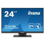 iiyama ProLite T2454MSC-B2AG, pantalla táctil para PC de 23.8 pulgadas, resolución 1920 x 1080 Pixeles, Full HD, LED, color negro, SKU T2454MSC-B2AG