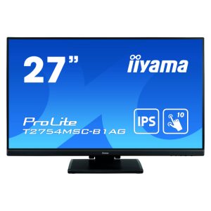 iiyama ProLite T2754MSC-B1AG pantalla táctil para PC de 27 pulgadas, resolución 1920 x 1080 pixeles, Full HD, tecnología LED, color negro