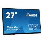 iiyama ProLite T2755QSC-B1 pantalla para PC de 27 pulgadas, 2560 x 1440 Pixeles, tecnología LCD, con pantalla táctil en color negro.