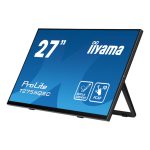 iiyama ProLite T2755QSC-B1 pantalla para PC de 27 pulgadas, 2560 x 1440 Pixeles, tecnología LCD, con pantalla táctil en color negro.