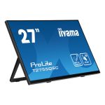 iiyama ProLite T2755QSC-B1 pantalla para PC de 27 pulgadas, 2560 x 1440 Pixeles, tecnología LCD, con pantalla táctil en color negro.