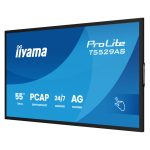 iiyama T5529AS-B1AG panel interactivo de 54.6 pulgadas 4K Ultra HD, LED, Wifi, 500 cd/m², Negro, con procesador Android, señalización 24/7