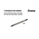 Pantalla de señalización interactiva iiyama T6529AS-B1AG, panel plano de 64.5 pulgadas LED con WiFi, 500 cd/m², 4K Ultra HD, negra, pantalla táctil, procesador Android 24/7