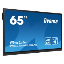 iiyama TE6512MIS-B3AG pantalla de señalización de 65 pulgadas con LCD, Wifi, procesador Android 11, 400 cd/m² de brillo y resolución 4K Ultra HD. SKU: TE6512MIS-B3AG