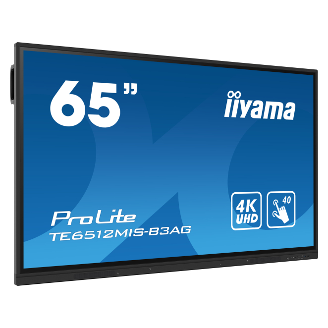 iiyama Pantalla de Señalización 65" con Wifi y 4K Ultra HD iiyama TE6512MIS-B3AG pantalla de señalización de 65 pulgadas con LCD, Wifi, procesador Android 11, 400 cd/m² de brillo y resolución 4K Ultra HD. SKU: TE6512MIS-B3AG