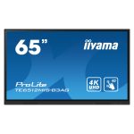 iiyama TE6512MIS-B3AG pantalla de señalización de 65 pulgadas con LCD, Wifi, procesador Android 11, 400 cd/m² de brillo y resolución 4K Ultra HD. SKU: TE6512MIS-B3AG
