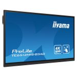 iiyama TE6512MIS-B3AG pantalla de señalización de 65 pulgadas con LCD, Wifi, procesador Android 11, 400 cd/m² de brillo y resolución 4K Ultra HD. SKU: TE6512MIS-B3AG