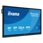 iiyama TE6513A-B1AG, pantalla interactiva de señalización de 64.5 pulgadas, resolución 4K Ultra HD, brillo de 450 cd/m², procesador incorporado con sistema Android, SKU TE6513A-B1AG