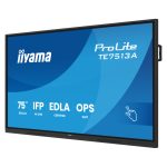 Pantalla interactiva iiyama TE7513A-B1AG de 75 pulgadas, 4K Ultra HD, 450 cd/m², wifi, procesador Android. SKU: TE7513A-B1AG