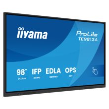 iiyama TE9813A-B1AG Panel Plano Interactivo 97.5 pulgadas 4K Ultra HD, Wifi, 450 cd/m², pantalla táctil, procesador Android