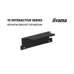 iiyama TE9813A-B1AG Panel Plano Interactivo 97.5 pulgadas 4K Ultra HD, Wifi, 450 cd/m², pantalla táctil, procesador Android
