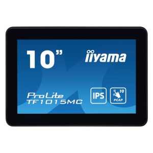 iiyama TF1015MC-B3, pantalla de señalización 10.1 pulgadas LED, 500 cd/m², HD, negro, interactivo