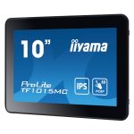 iiyama TF1015MC-B3, pantalla de señalización 10.1 pulgadas LED, 500 cd/m², HD, negro, interactivo