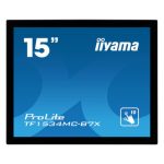 iiyama TF1534MC-B7X, 15 pulgadas, 1024 x 768 Pixeles, XGA, pantalla táctil, monitor para TPV