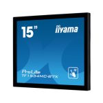 iiyama TF1534MC-B7X, 15 pulgadas, 1024 x 768 Pixeles, XGA, pantalla táctil, monitor para TPV
