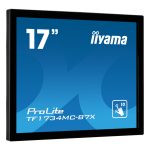 iiyama TF1734MC-B7X monitor POS de 43.2 cm (17 pulgadas) con resolución 1280 x 1024 píxeles SXGA y pantalla táctil
