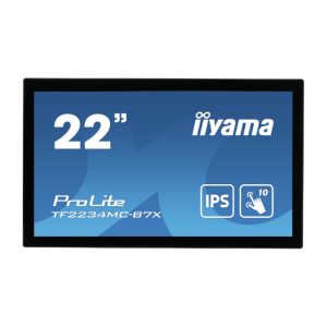 iiyama ProLite TF2234MC-B7X, pantalla táctil 21.5 pulgadas, resolución 1920 x 1080, Full HD LED, multi-usuario, negro