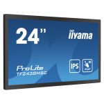 iiyama TF2438MSC-B1 pantalla de señalización digital táctil de 24 pulgadas LED, 600 cd/m², Full HD, color negro