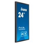 iiyama TF2438MSC-B1 pantalla de señalización digital táctil de 24 pulgadas LED, 600 cd/m², Full HD, color negro