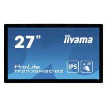 iiyama ProLite TF2738MSC-B2, pantalla táctil LED de 27 pulgadas, 1920 x 1080 Pixeles, Full HD, Multi-usuario, Negro, TF2738MSC-B2