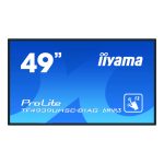 Pantalla para PC iiyama ProLite TF4939UHSC-B1AG, 49 pulgadas, resolución 3840x2160 Pixels, 4K Ultra HD, LED, pantalla táctil multi-usuario, color negro