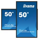 iiyama TF5039AS-B1AG pantalla de señalización digital, 49.5 pulgadas LED 500 cd/m² 4K Ultra HD, color negro, con pantalla táctil y procesador incorporado Android, SKU: TF5039AS-B1AG